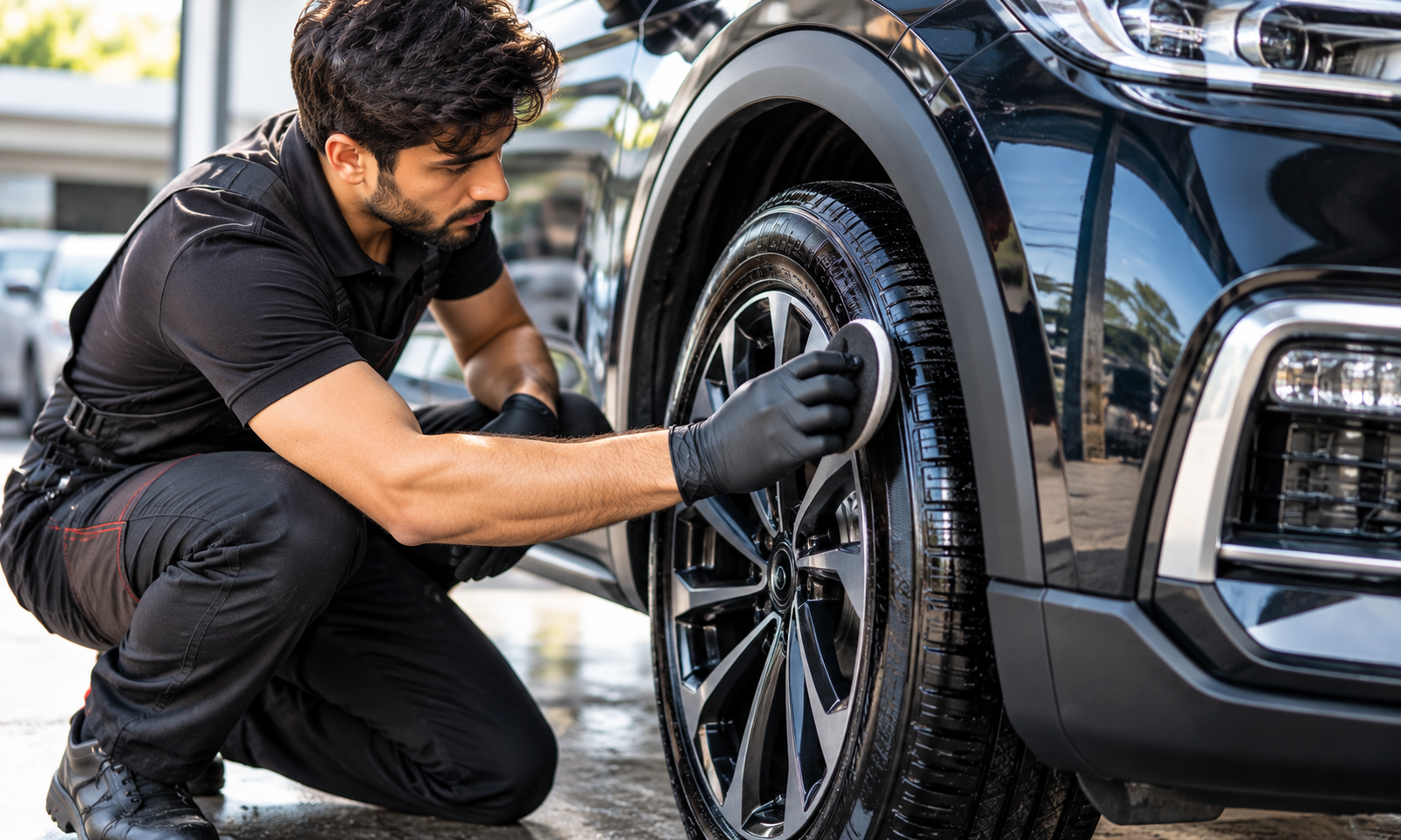 Best Car Tyre Shine in Chandigarh, Mohali, and Panchkula